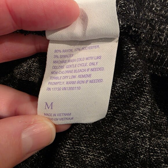 Stars Above Medium M Black Speckled Cozy Joggers - Picture 2 of 7